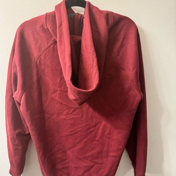 Red mens zippered hoodie - Picture 4 of 4